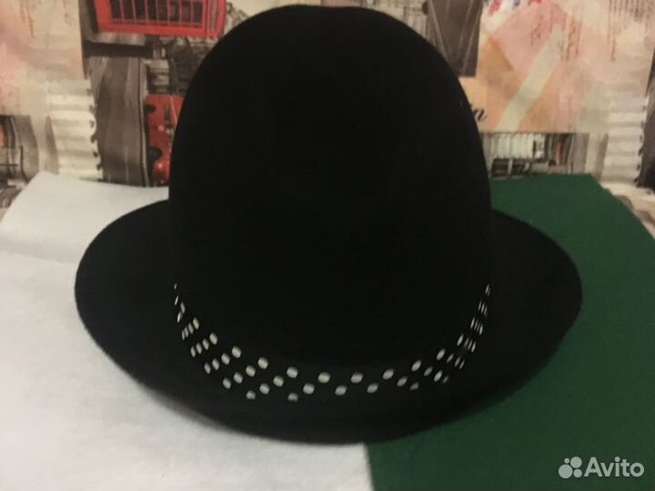 Шляпа женская черная
