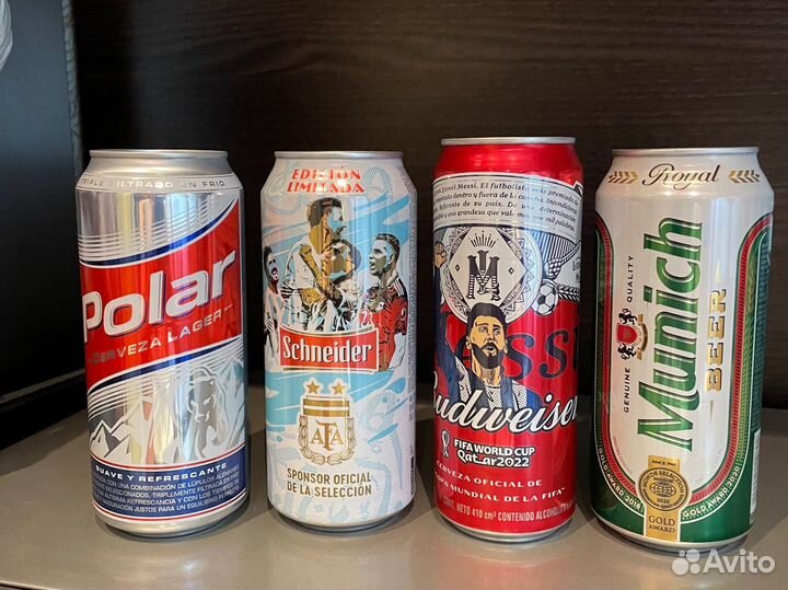 Банки из под пива коллекционные, пустые