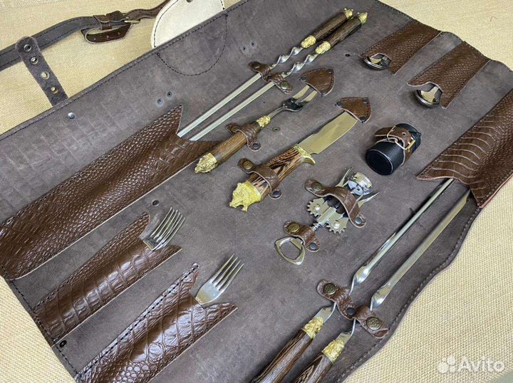 Шампура Подарочный набор Тубус