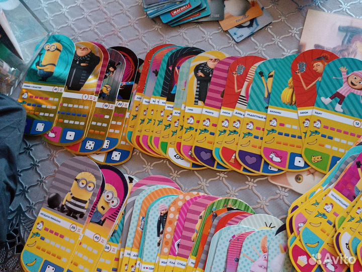 Карточки, фишки, скрепыши