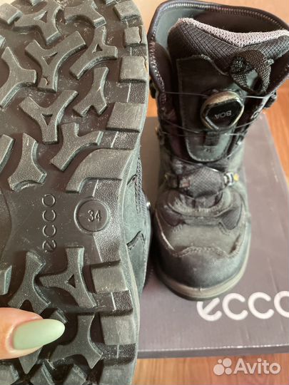 Зимние ботинки ecco