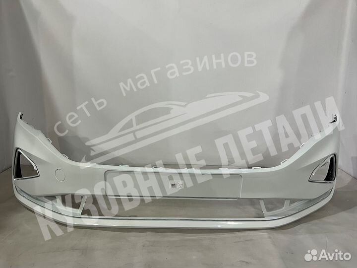 Бампер передний Volkswagen Polo (2020) 0Q Белый