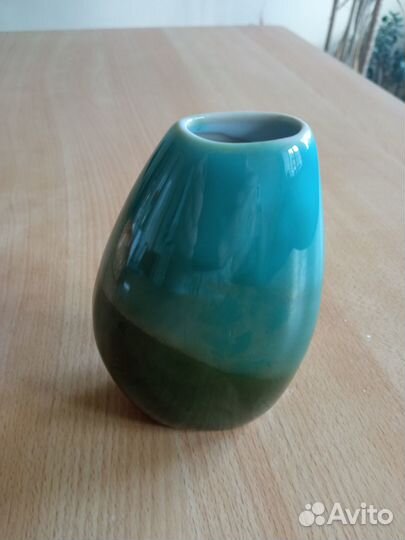 Мини - вазочка, керамика, глазурь