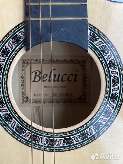 Гитара классическая Belucci 3810N +чехол