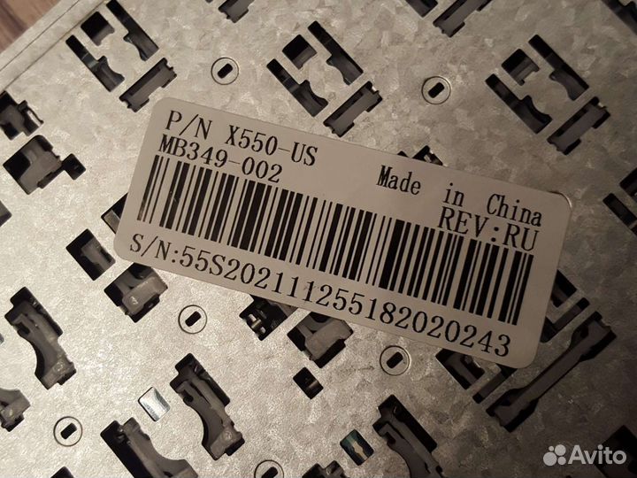 Новая клавиатура asus x550