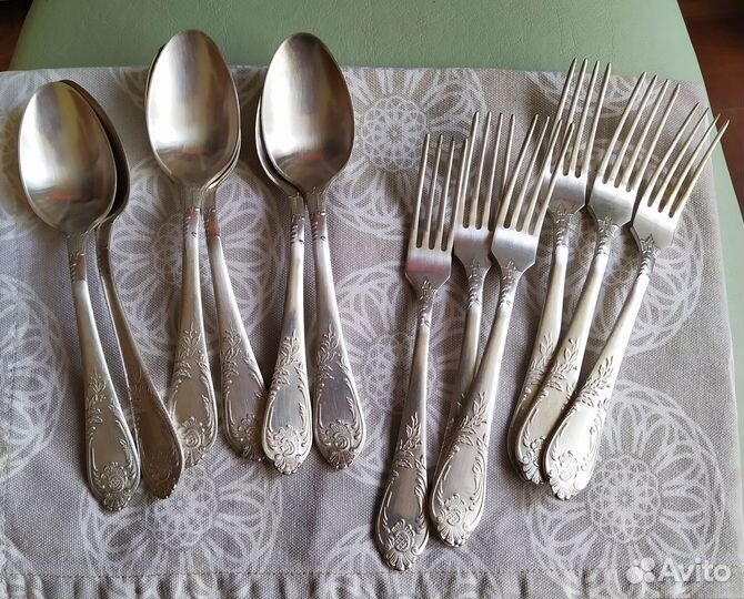 Столовые приборы СССР мельхиор