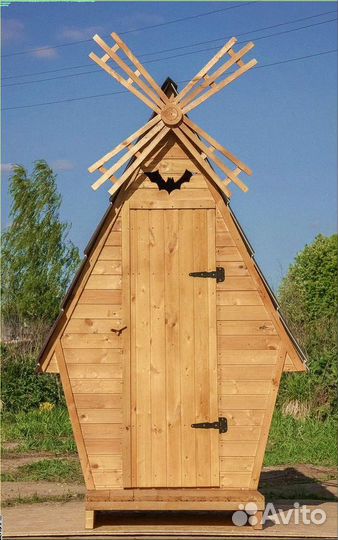 Уличный туалет с установкой Д525
