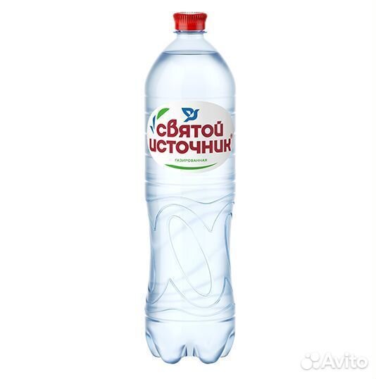 Минеральная вода Святой Источник газированная 1,5л