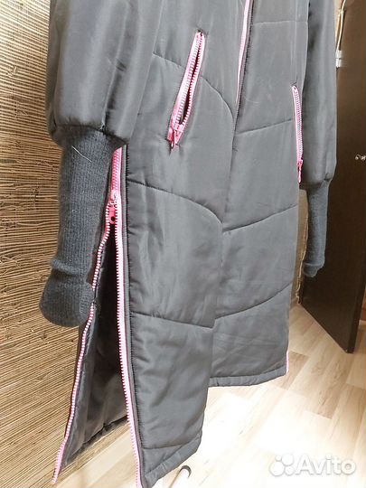 Куртка зимняя женская 44 46 размер длинная