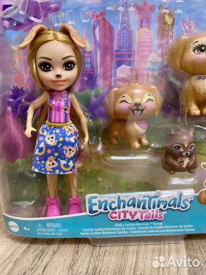 Enchantimals city tails семейство ретриверов новый