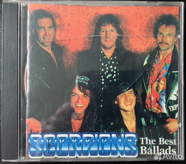 Музыкальный cd диск Scorpions. Best ballads
