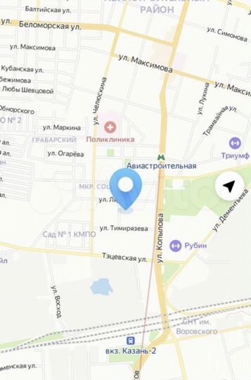 Квартира-студия, 15,8 м², 1/5 эт.