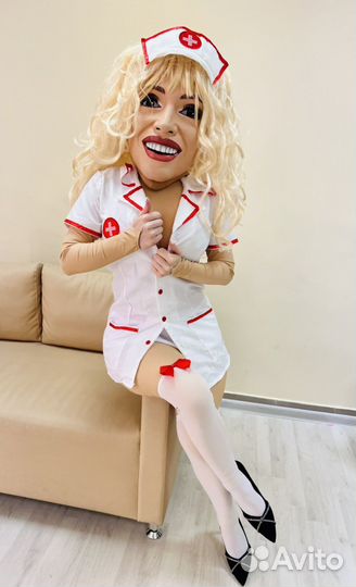 Ростовая кукла Аллегрова мулатка Медик Полиция