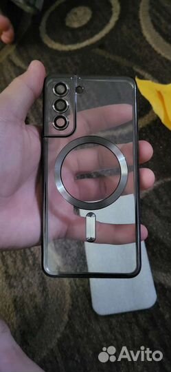 С функцией магсейф чехол Samsung S21 Защита камеры