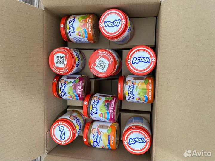 Пюре фруктовое агуша