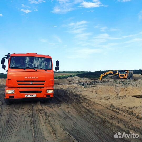 Песок карьерный и Гравмасса с доставкой