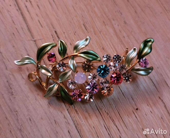 Новая брошка Веточка