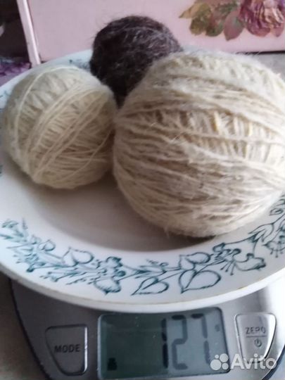 Пряжа чисто-шерстяная овечья ручная работа