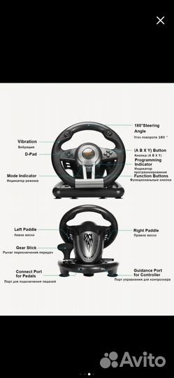 Игровой руль для пк и приставок