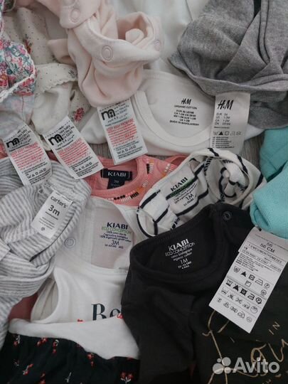 Пакет вещей для новорожденного