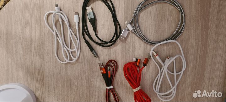 Кабель lightning на usb и на type-c