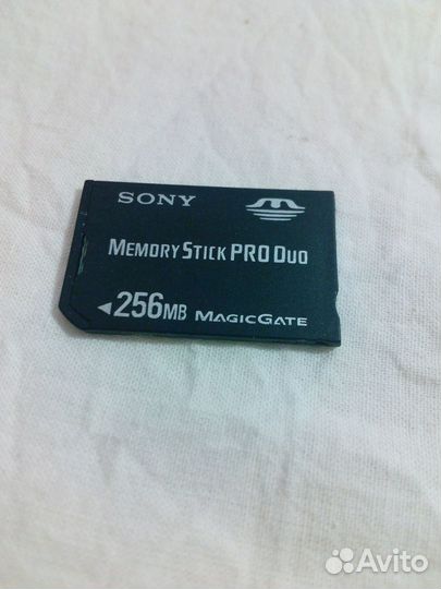 Карта памяти Sony memory stick pro duo 256mb