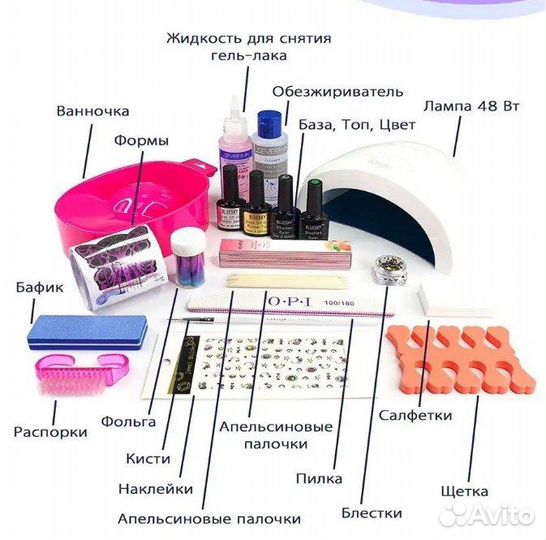 Набор для маникюра новые