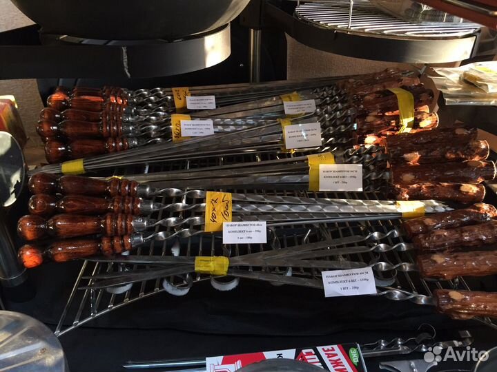 Подарочные наборы шампуров,фляг,ножей