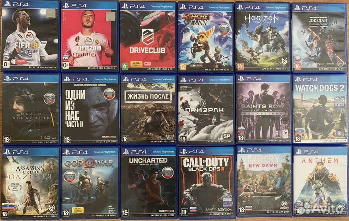 Игры на дисках для ps4 напрокат