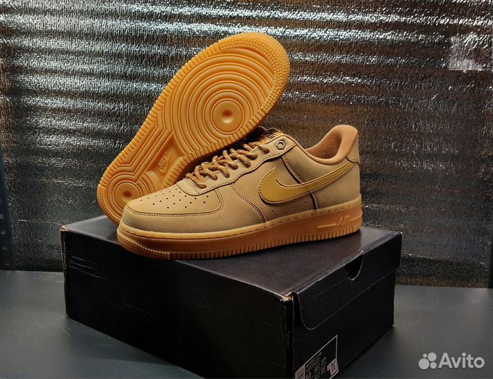 Кроссовки Nike Air Force 1 '07 WB Flax, Оригинал