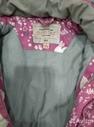 Зимний комбинезон для девочки 98 104+сапожки