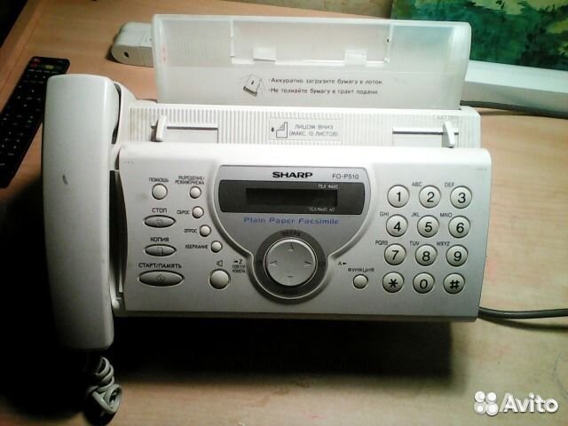 Новый факс на обычной бумаге Sharp FO - P510