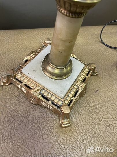 Лампа настольная старинная