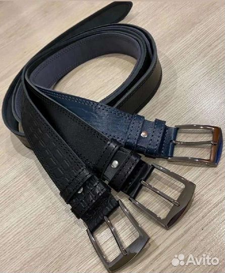 Мужской кожаный ремень