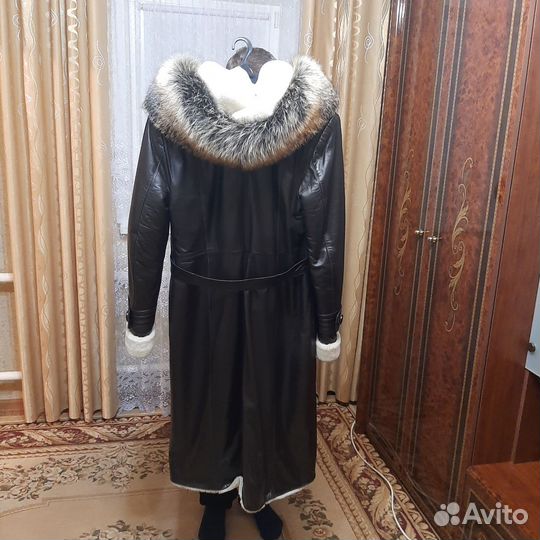 Дубленка натуральная женская 50 размер