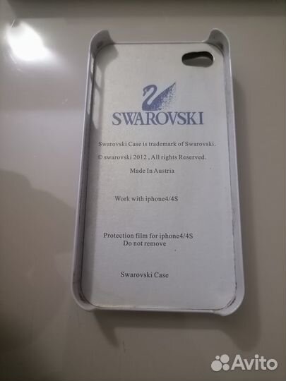 Чехол на iPhone 4 Swarovski