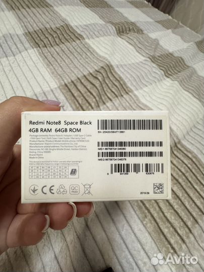 Xiaomi Redmi Note 8, 4/64 ГБ