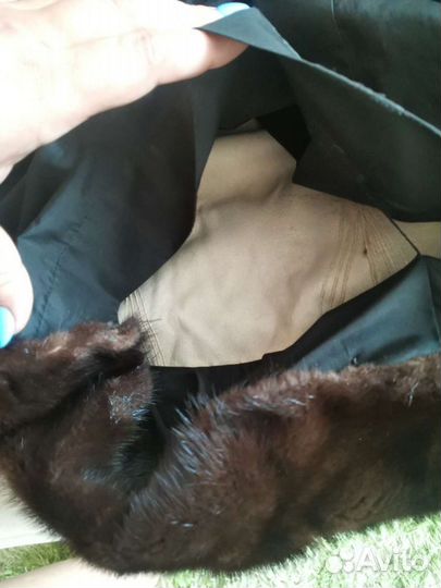 Шуба норковая с капюшоном 46 48