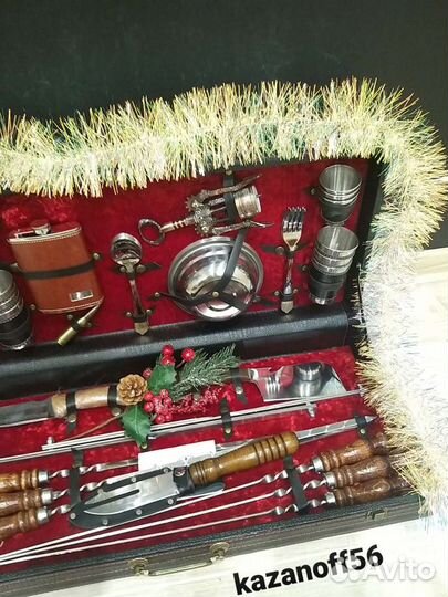 Подарок начальнику / набор шампуров