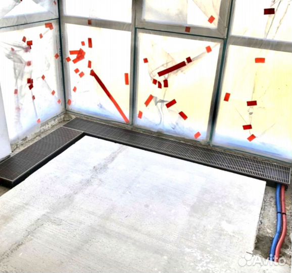 Конвектор внутрипольный водяной