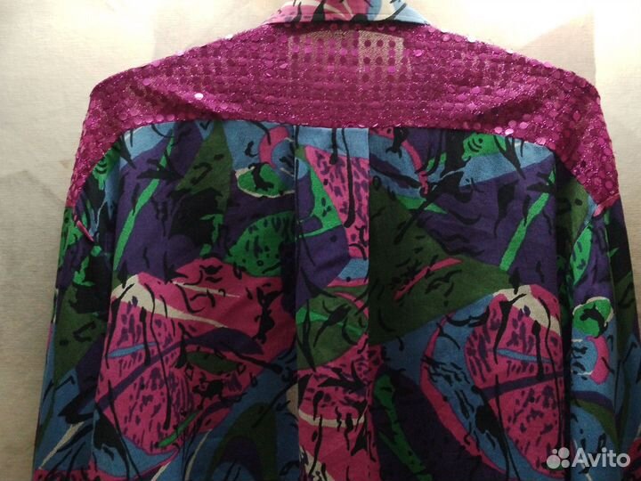 Винтажная одежда 90х женская рубашка