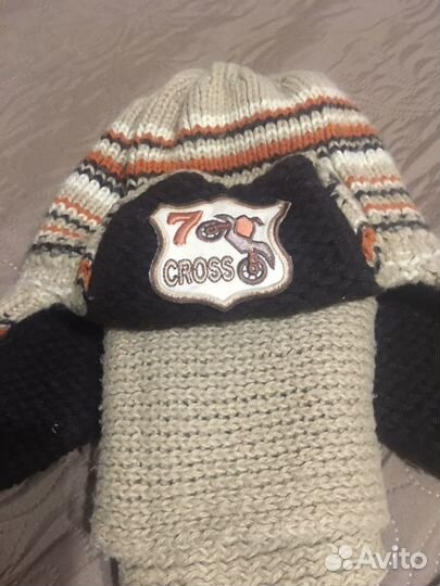 Комплект: зимняя шапка и шарф