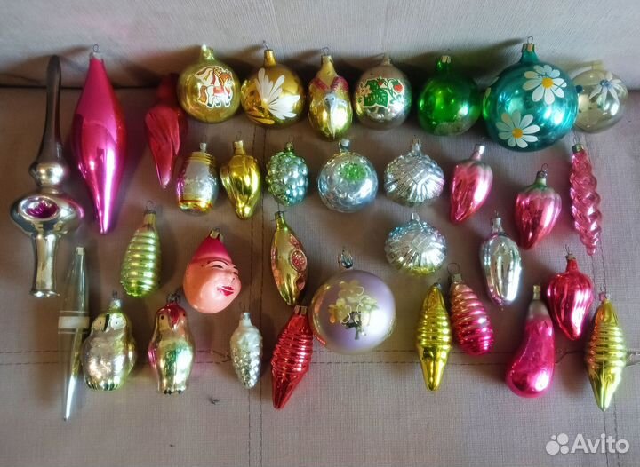 Елочные игрушки СССР