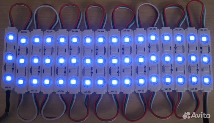 RGB адресные светодиодные модули/ленты 12V