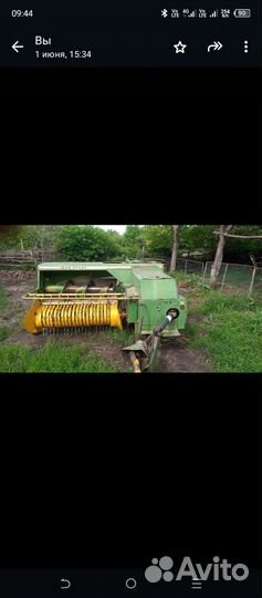 Пресс-подборщик John Deere 342, 2009