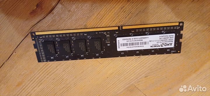 Оперативная память ddr3 4 gb 1600 MHz