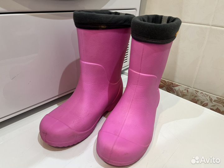 Резиновые сапоги для девочки