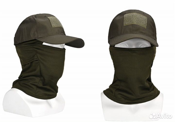 Бейсболка+балаклава тактические(комплект)