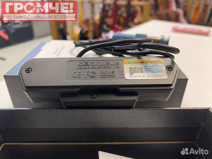 Магнитный звукосниматель для акустической гитары X