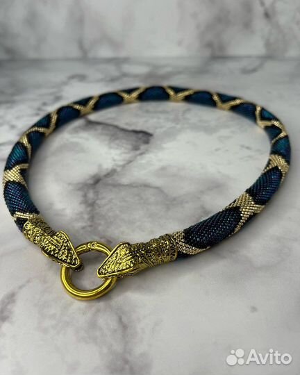 Чокер из японского бисера ручной работы